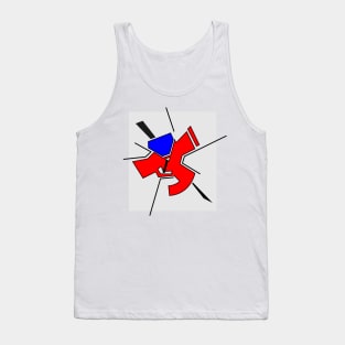 Geometric background, constructivism style Tank Top